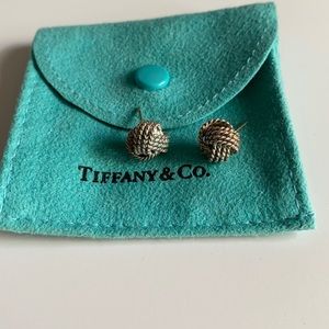 Tiffany & Co. cable knot earrings